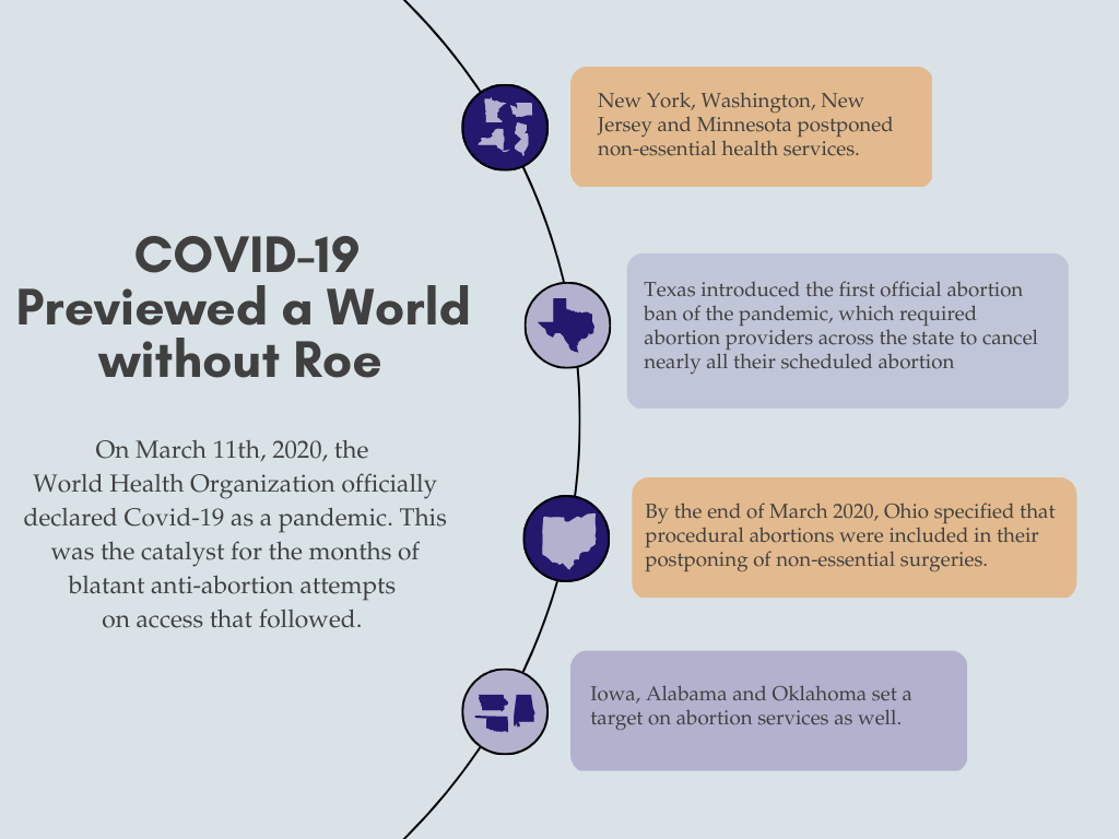 Side Chart: Covid-19 Previewed a World Without Roe