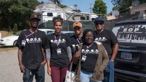 Black Organizing Project's Fall 2018 Integrated Voter Engagement canvassing team, outreaching to Black community members in East Oakland. Photo courtesy of Black Organizing Project.