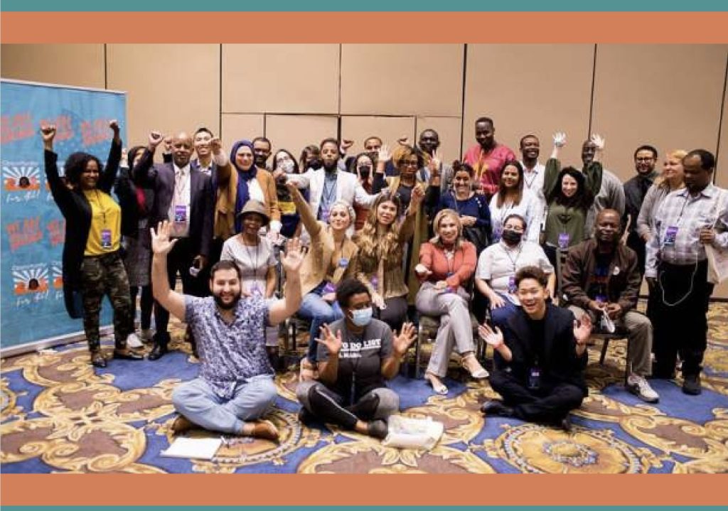 Graphic: A gathering of refugee leaders from the Opportunity for All program