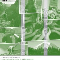 Cover of NCRP's 2012 report, Cultivating the Grassroots: A Winning Approach for Environment and Climate Funders